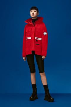 Chamarras Canada Goose Mujer Mexico - Mordaga Chubasquero Rojos MX7256034